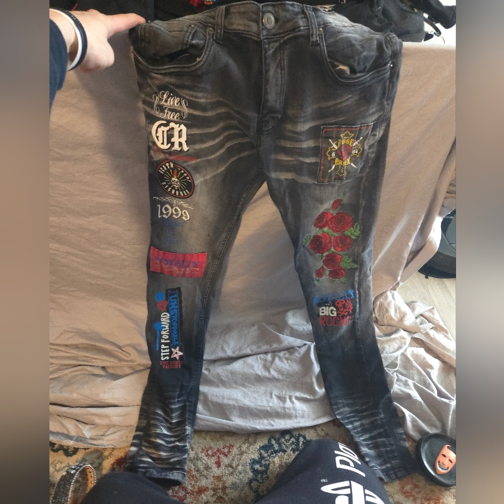 Legendary rose jeans hip hop